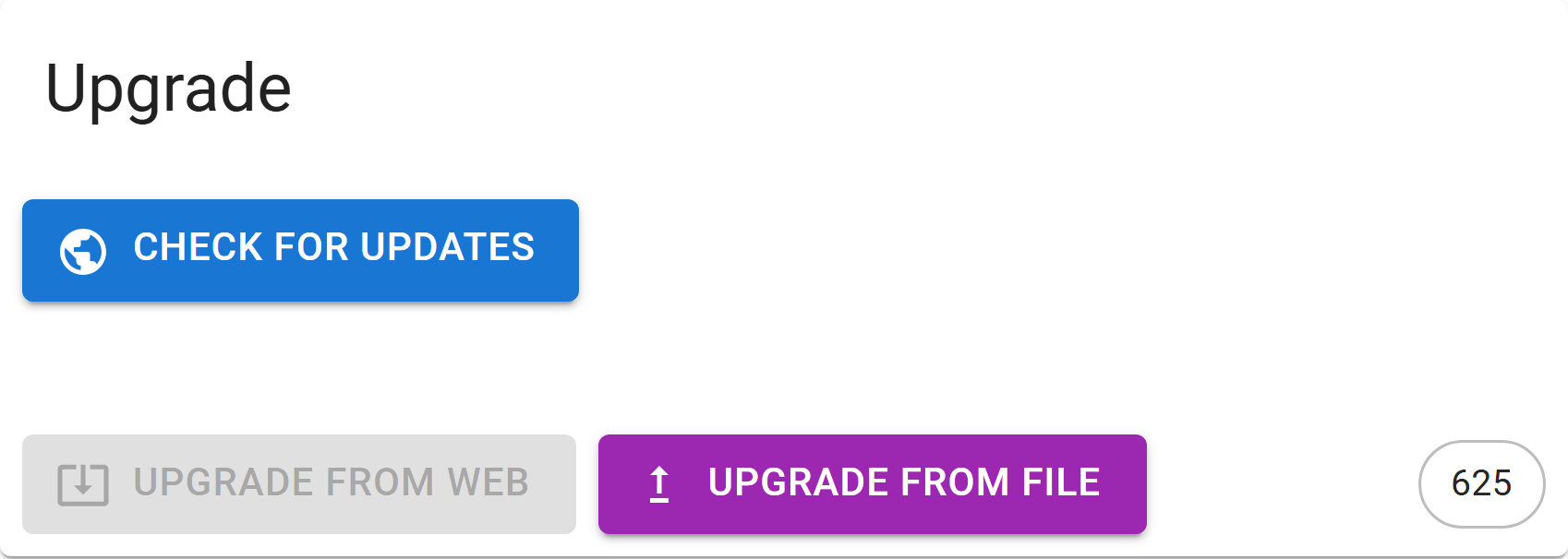 Upgrade card