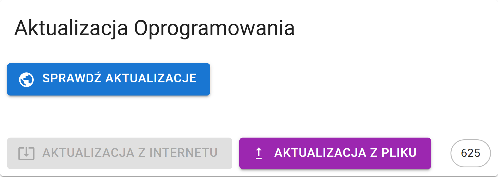 Interfejs aktualizacji